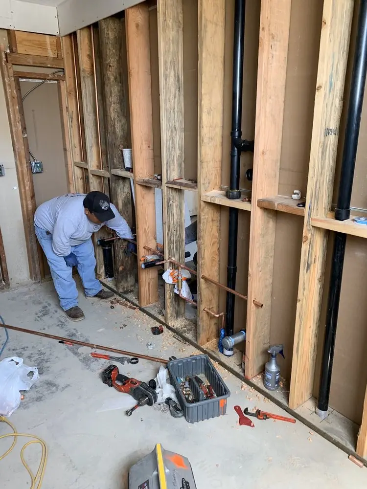 Commercial rough-in plumbing for Trenchless Sewer Repair in Glendinning Homes